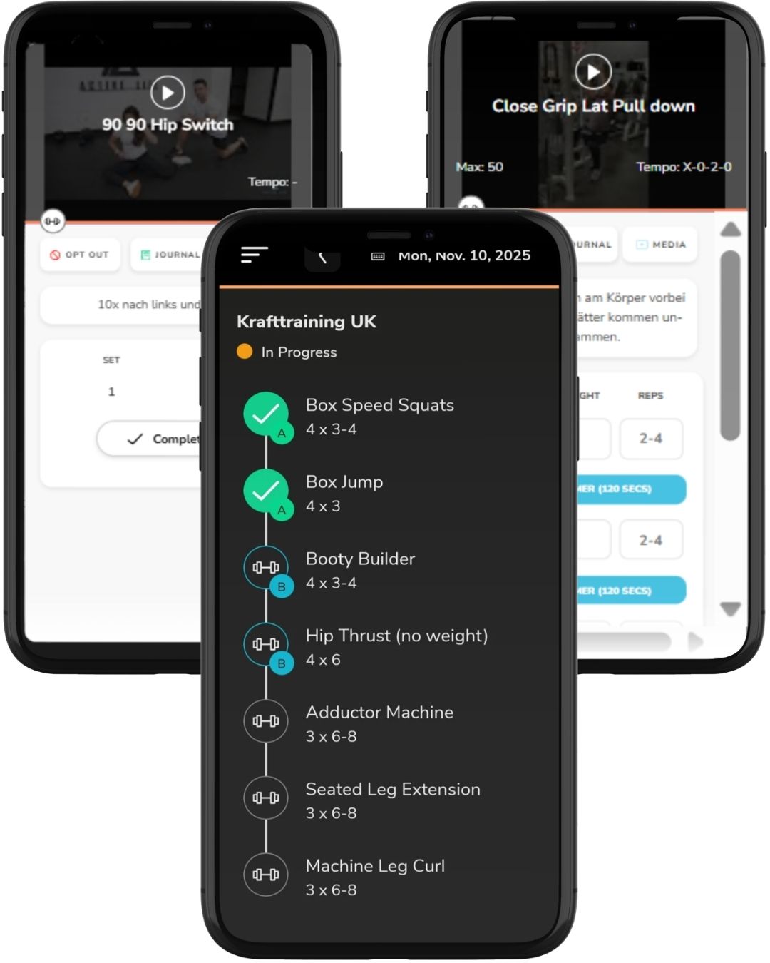 TeamBuildr App - Trainingsplanung